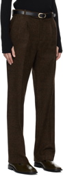 Ernest W. Baker Brown Pinched Trousers