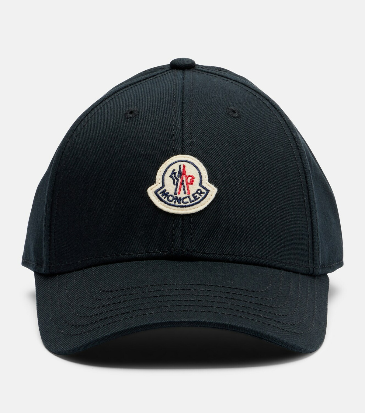 Moncler Logo cotton baseball cap