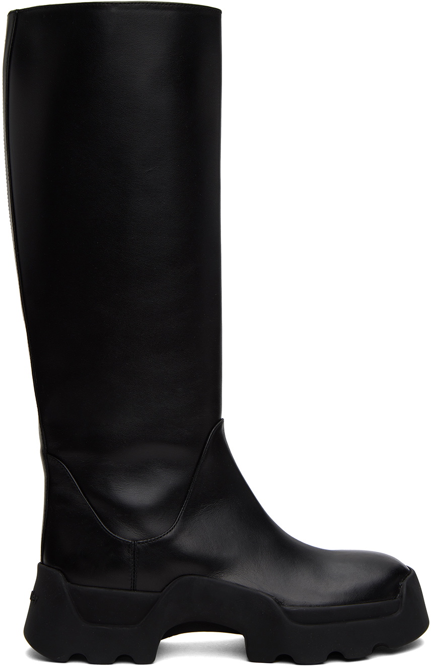 Proenza Schouler Black Stomp Boots Proenza Schouler