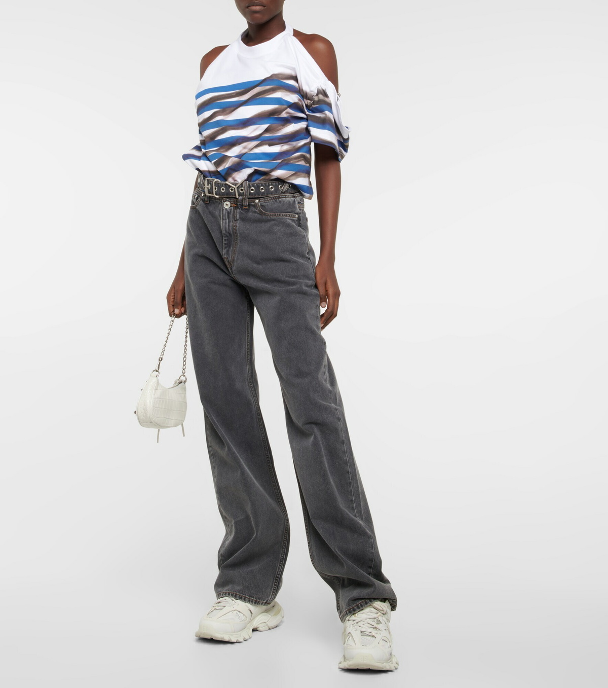 Y/Project - x Jean Paul Gaultier convertible cotton T-shirt Y/Project