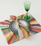 La DoubleJ Rainbow Rays Large set of 2 napkins