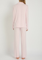 Skims Logo-embroidered Stretch-modal Pyjama set Multicoloured