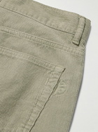 Folk - Straight-Leg Cotton-Corduroy Trousers - Green