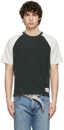 ERL Black & White Raglan T-Shirt