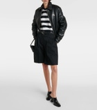 Ami Paris Ami de Cœur striped cotton T-shirt