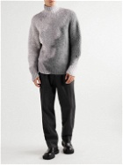 Zegna - Cashmere-Blend Rollneck Sweater - Gray