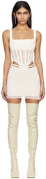 Dion Lee Off-White Suspend Minidress