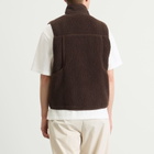 Pas Normal Studios Men's Off-Race Pile Fleece Vest in Light Brown