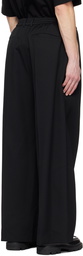 Juun.J Black Drawstring Trousers