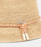 Alémais Sunlit crochet raffia bucket hat