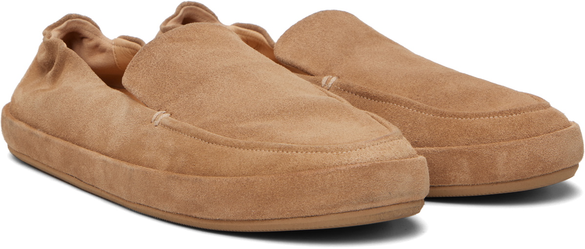 Marsèll Tan Scatopelle Suede Loafers