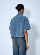 Alexander Wang Cropped Piqué Polo T-Shirt