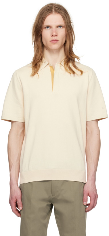 Photo: Paul Smith Beige Embroidered Polo