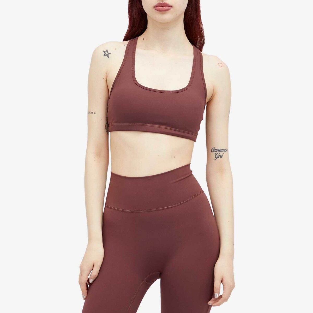 Adanola Women's Ultimate Scoop Neck Bralette in Burgundy