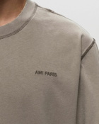 Ami Paris Fade Out Tee Brown - Mens - Shortsleeves