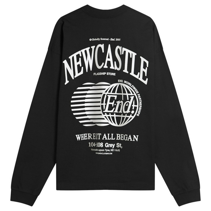 Photo: END. City Series 2.0 Newcastle Long Sleeve T-Shirt in Black