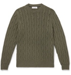 Brunello Cucinelli - Cable-Knit Cashmere Sweater - Green