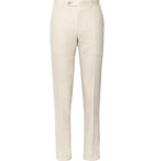 Canali - Beige Kei Slim-Fit Linen and Wool-Blend Suit Trousers - Beige