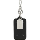 Maison Margiela Black Double Tag Keychain
