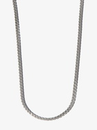 Tom Wood Sterling Silver Venetian Double M Chain Necklace