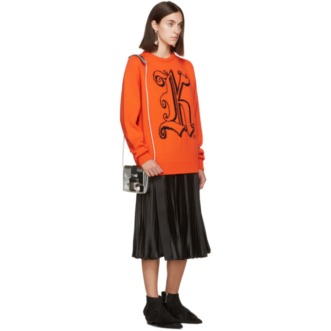 Christopher Kane Orange Wool Kane Sweater Christopher Kane