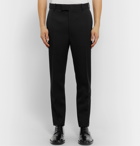 Alexander McQueen - Black Slim-Fit Wool Tuxedo Trousers - Black