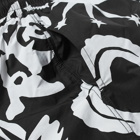 Alexander McQueen Men's Graffiti Print Swim Short in Black/Ivory