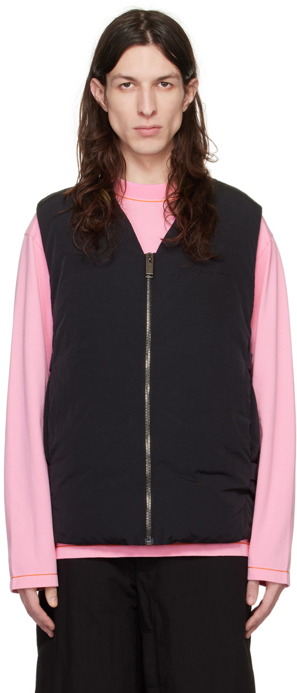 JACQUEMUS LE GILET CAROZZU ダウン ベスト ジャケット Black 'Le Gilet Carozzu' Vest by JACQUEMUS on Sale
