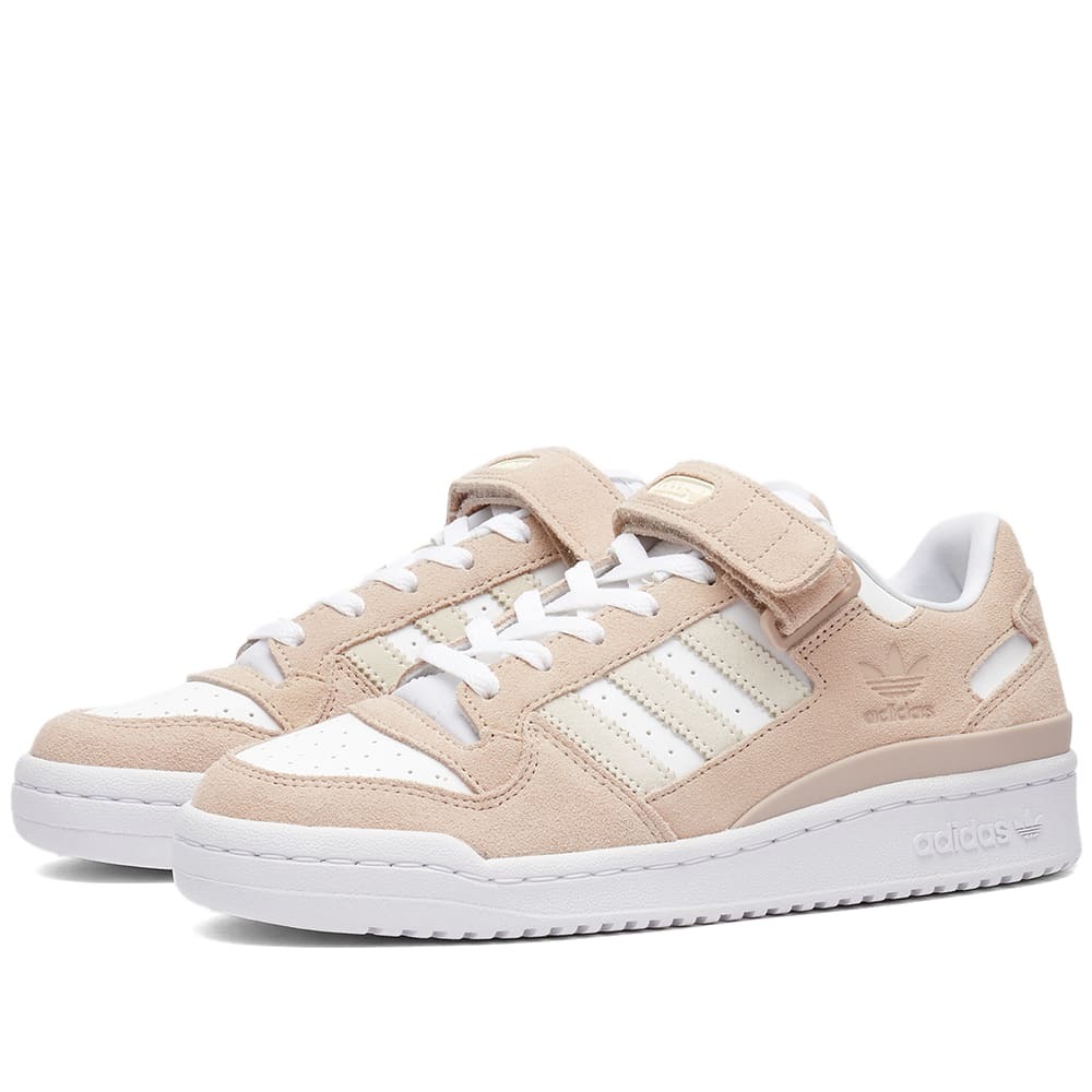 Adidas Women's Forum Low W Sneakers in Wonder Taupe/Cream White/White