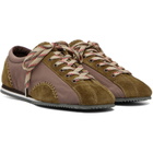 Wales Bonner Taupe & Khaki Paris Sneakers