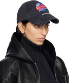 Balenciaga Black 'Planet Earth' Cap
