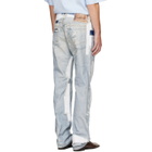 Acne Studios Blue Trompe-L'oeil Tape 1996M Jeans