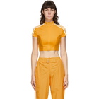 adidas Originals Yellow Paolina Russo Edition Crop T-Shirt