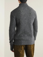 Oliver Spencer - Talbot Ribbed Wool Rollneck Sweater - Gray