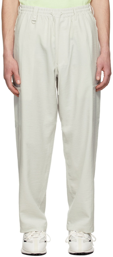 Photo: Y-3 Grey Sport Uniform Cargo Pants