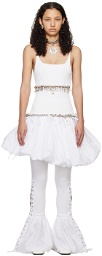 Chopova Lowena White Flip Midi Dress