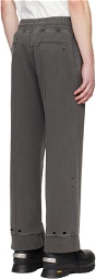 C2H4 Gray Garment-Dyed Sweatpants