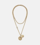 FoundRae Infinite Gratitude & New Beginnings 18kt gold necklace with diamonds