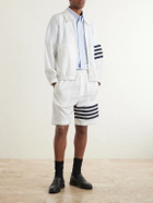 Thom Browne - Striped Ripstop Track Jacket - White