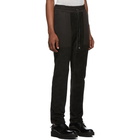 Amiri Black Fleece Military Lounge Pants