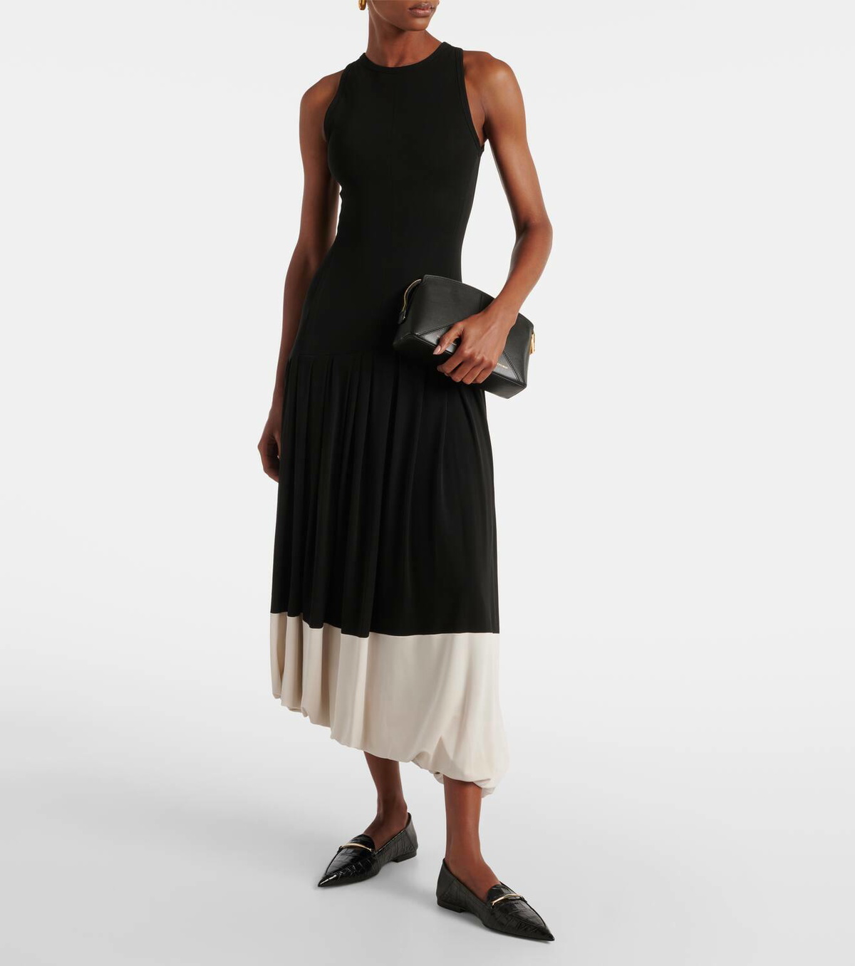 Victoria Beckham Morsetto croc-effect leather loafers