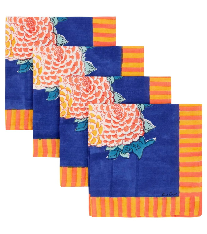 Photo: Lisa Corti Arabesque Corolla set of 4 napkins