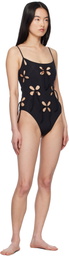 J.Kim Black Chilla One-Piece Swimsuit