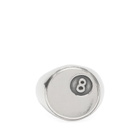 TwoJeys Men's 8 Ball Ring in Sterling Silver