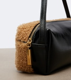 Khaite Kye Small shearling crossbody bag