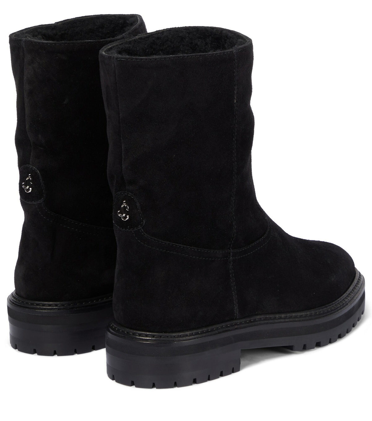 ストリートジャム Jimmy Choo - Yari shearling-lined suede ankle boots Jimmy Choo