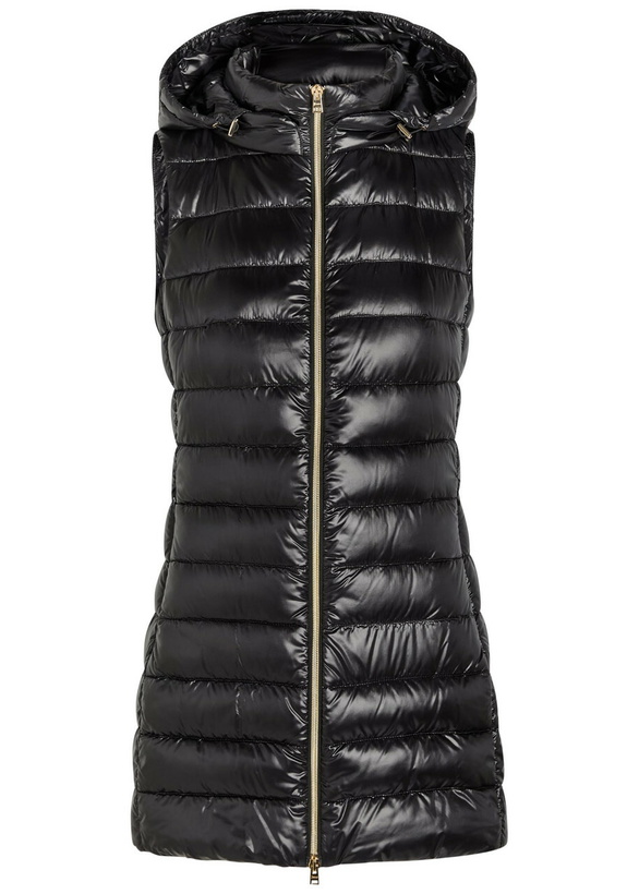 Photo: Herno Hooded Shell Gilet Black