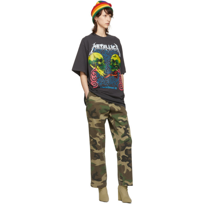 R13 Khaki Camouflage Slouch Trousers R13