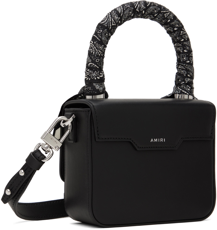 AMIRI Black Bandana Micro Ma Bag