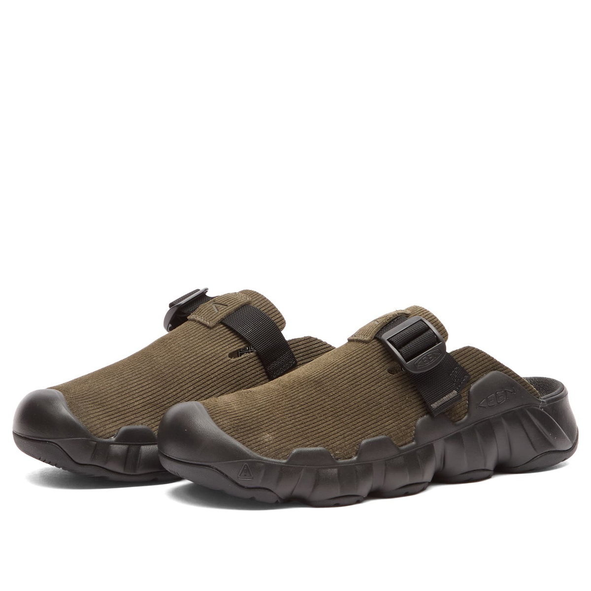 Keen Men's Hyperport Leather Clog in Sea Turtle/Black